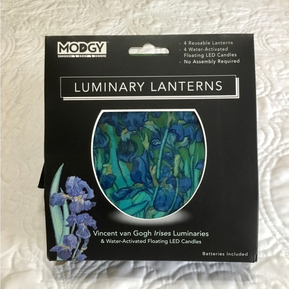 MODGY Vincent Van Gogh Irises Luminary